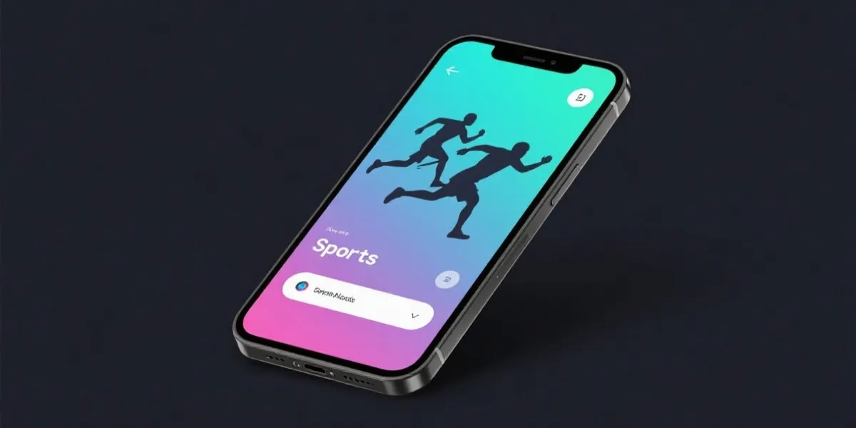 体育应用界面预览