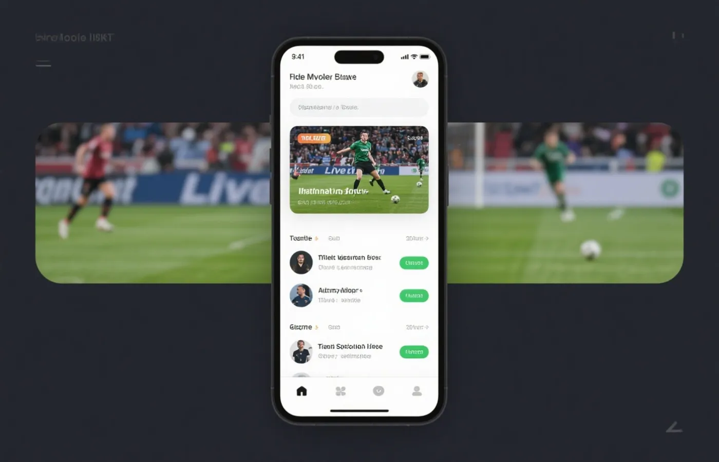 咪咕体育APP界面示意